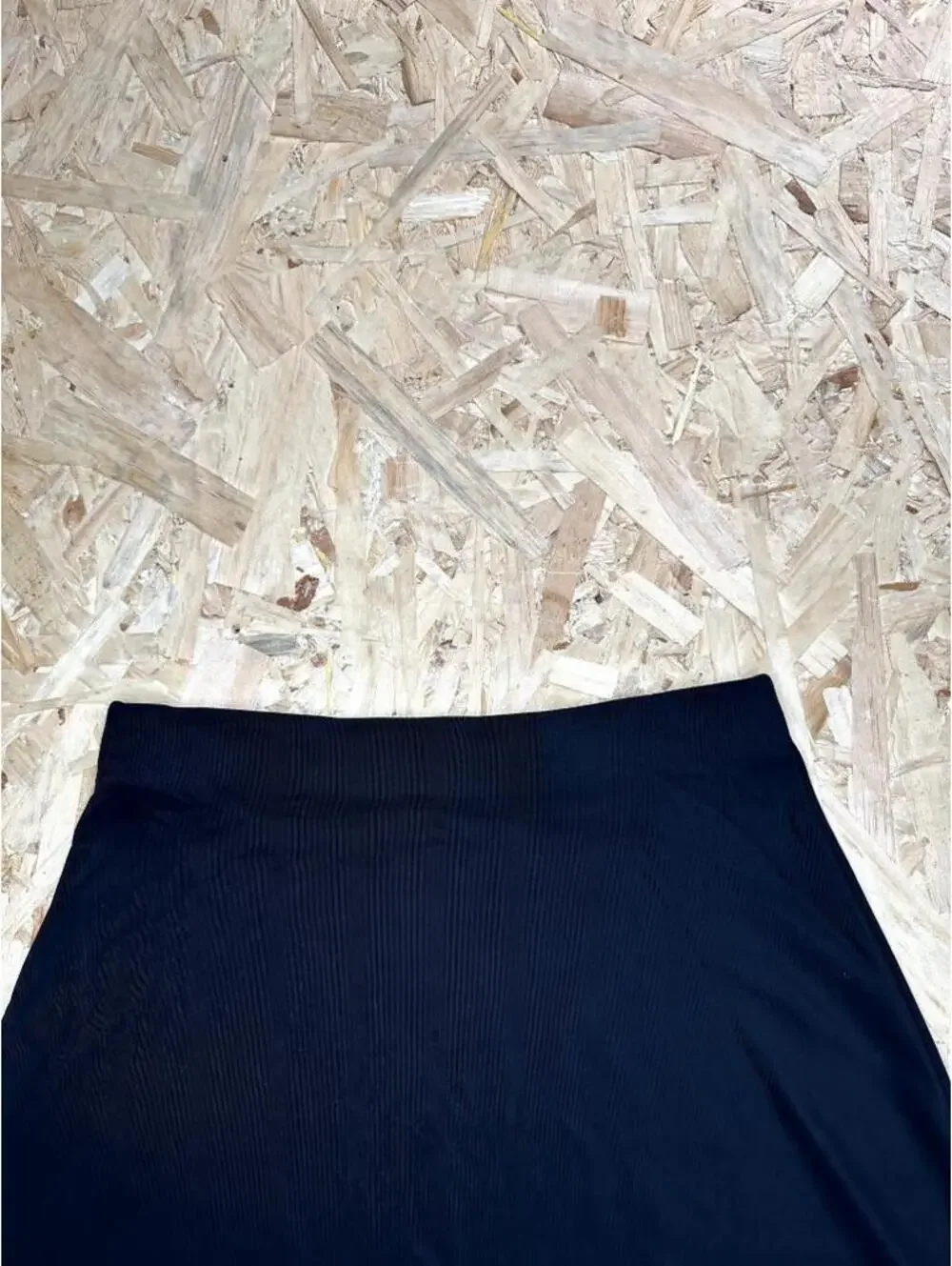 Vintage Byer California Black Ribbed Mini Skirt Womens Small Made in USA